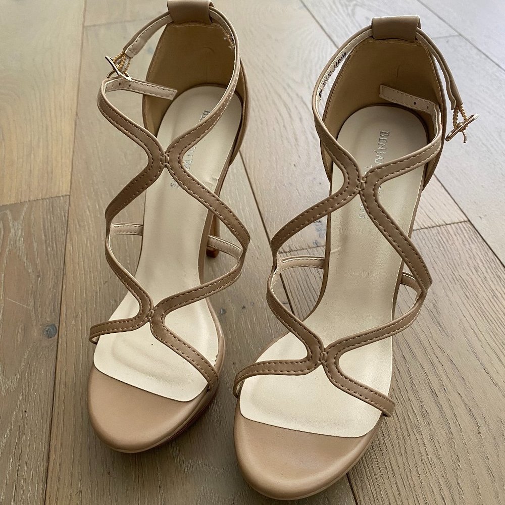 Touch Ups Tan Strappy High Heel Sandals
